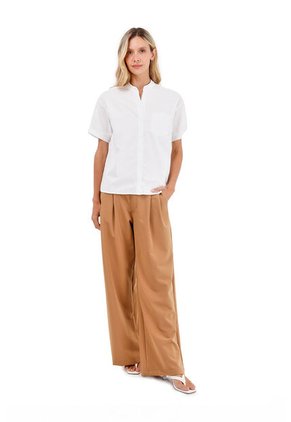 Camisa Palma Marfil Mercedes Campuzano