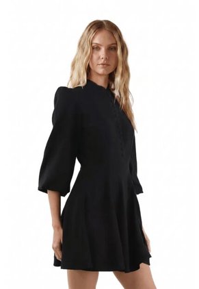 Vestido Corto Juliette Negro Mercedes Campuzano