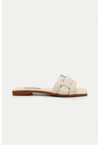 Sandalia Plana Jolie Beige Mercedes Campuzano Mercedes Campuzano