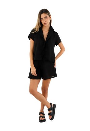 Blusa Alma Negro Mercedes Campuzano