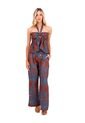 Pantalon Buena Mar Palmeras Terracota Mercedes Campuzano de Mercedes Campuzano