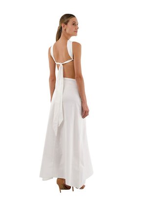 Vestido Largo Lorde Marfil Mercedes Campuzano