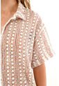 Camisa  Harlow Multicolor Mercedes Campuzano de Mercedes Campuzano