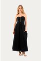 Vestido Largo Glens Negro Mercedes Campuzano de Mercedes Campuzano