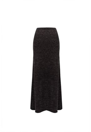 Falda Larga Mistica Negro Mercedes Campuzano