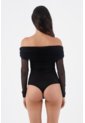 Body Lunara Negro Mercedes Campuzano de Mercedes Campuzano