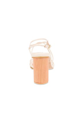 Sandalia Tacon Praia Marfil Mercedes Campuzano