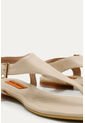Sandalia Plana Maya Beige Mercedes Campuzano de Mercedes Campuzano