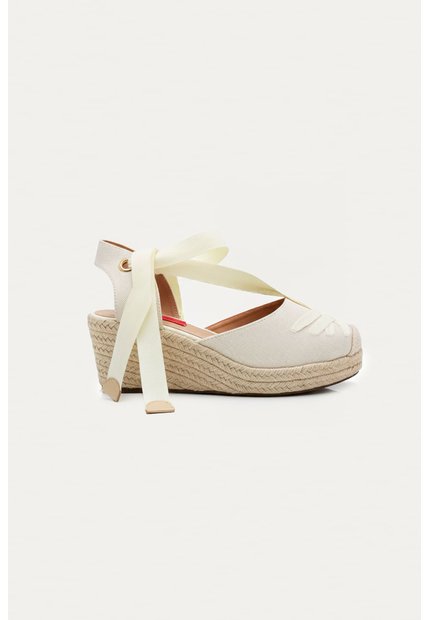 Spadrilla Plataforma Serene Beige Mercedes Campuzano