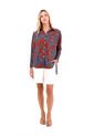 Camisa Boyfriend Haven Palmeras Terracota Mercedes Campuzano de Mercedes Campuzano