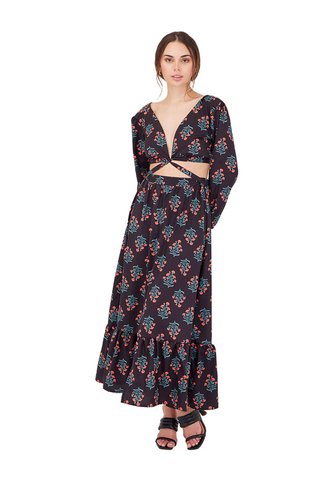 Vestido Largo Reverie Vine Mercedes Campuzano Mercedes Campuzano