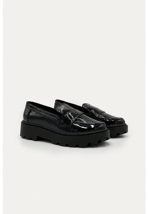 Mocasin Dafne Negro Mercedes Campuzano