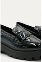 Mocasin Dafne Negro Mercedes Campuzano de Mercedes Campuzano
