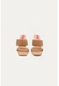 Sandalia Tacon Nala Beige Mercedes Campuzano de Mercedes Campuzano