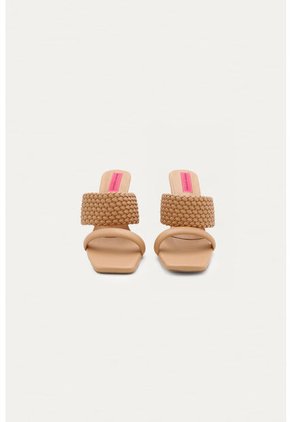 Sandalia Tacon Nala Beige Mercedes Campuzano