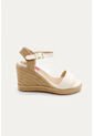 Spadrilla Plataforma Hellene Beige Mercedes Campuzano de Mercedes Campuzano