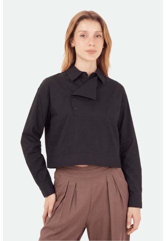 Camisa Altea Negro Mercedes Campuzano Mercedes Campuzano