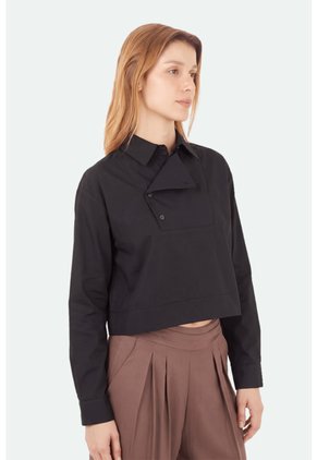 Camisa Altea Negro Mercedes Campuzano