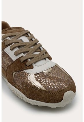 Tenis Cuero Dahlia Beige Mercedes Campuzano