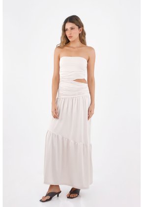 Vestido Largo Grecia Arena Mercedes Campuzano