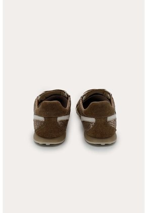 Tenis Cuero Dahlia Beige Mercedes Campuzano
