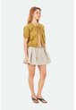 Falda Corta Altea Beige Mercedes Campuzano de Mercedes Campuzano