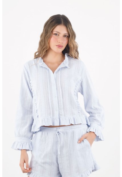 Camisa Roma Azul_Cl Mercedes Campuzano