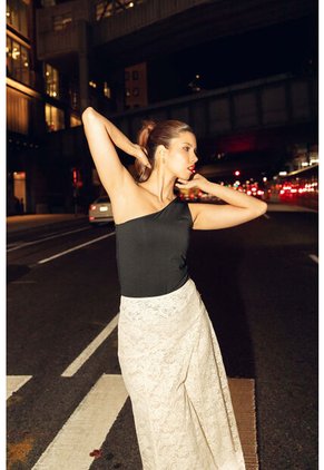 Top Anya Negro Mercedes Campuzano