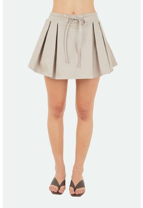 Falda Corta Altea Beige Mercedes Campuzano