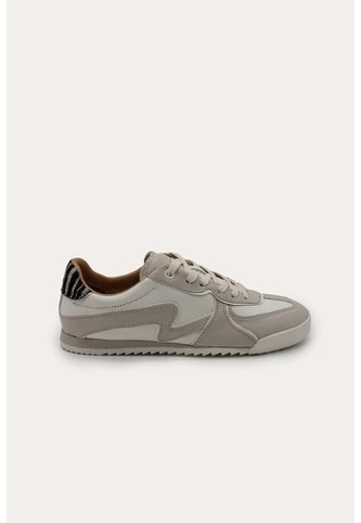 Tenis Cuero Indira Beige Mercedes Campuzano Mercedes Campuzano
