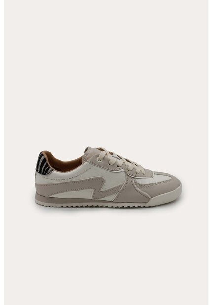 Tenis Cuero Indira Beige Mercedes Campuzano
