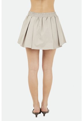 Falda Corta Altea Beige Mercedes Campuzano