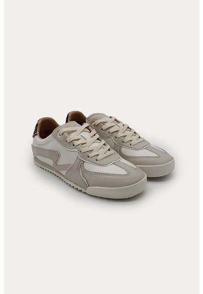 Tenis Cuero Indira Beige Mercedes Campuzano