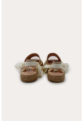 Spadrilla Plana Elena Beige Mercedes Campuzano