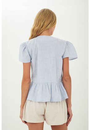 Camisa Sarah Azul Mercedes Campuzano