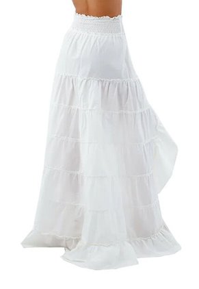 Falda Larga Kelly Marfil Mercedes Campuzano