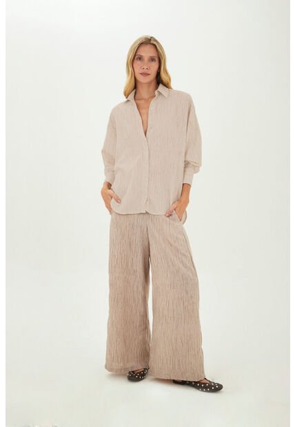 Pantalon Carly Beige Mercedes Campuzano