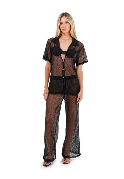 Pantalon Zaina Negro Mercedes Campuzano