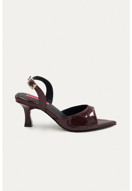 Sandalia Tacon Vika Vinotinto Mercedes Campuzano