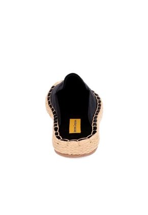 Zueco Spadrilla Cleo Negro Mercedes Campuzano