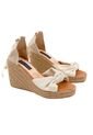 Spadrilla Plataforma Inner Beige Mercedes Campuzano de Mercedes Campuzano