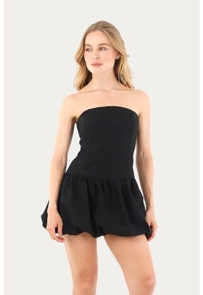 Vestido Corto Micaela Negro Mercedes Campuzano