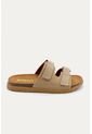 Sandalia Plana Vibe Beige Mercedes Campuzano de Mercedes Campuzano