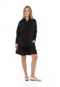 Camisa Boyfriend Haven Negro Mercedes Campuzano de Mercedes Campuzano