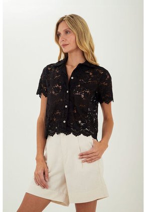 Camisa Steph Negro Mercedes Campuzano