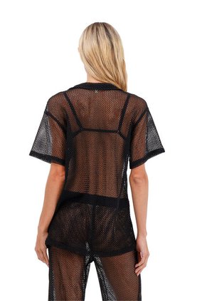 Camisa Seyla Negro Mercedes Campuzano