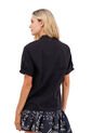 Camisa Palma Negro Mercedes Campuzano de Mercedes Campuzano