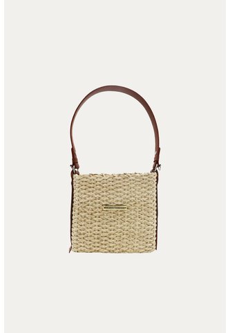 Cartera Basket Beige Mercedes Campuzano Mercedes Campuzano