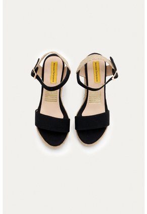 Spadrilla Plataforma Hellene Negra Mercedes Campuzano