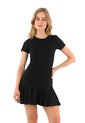 Vestido Corto Amelie Negro Mercedes Campuzano de Mercedes Campuzano